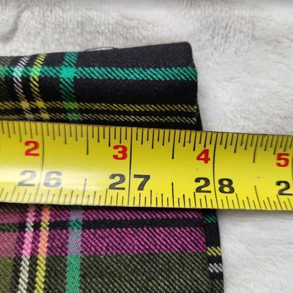 New women's J Crew Kate straight leg pant in pink Stewart tartan plaid wool - Picture 12 of 12